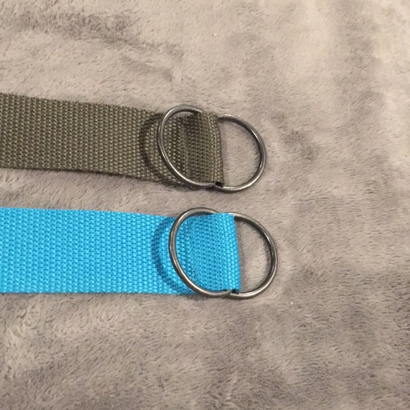 X2-Toddler Boys Belts (Olive & Turquoise) - Picture 3 of 4